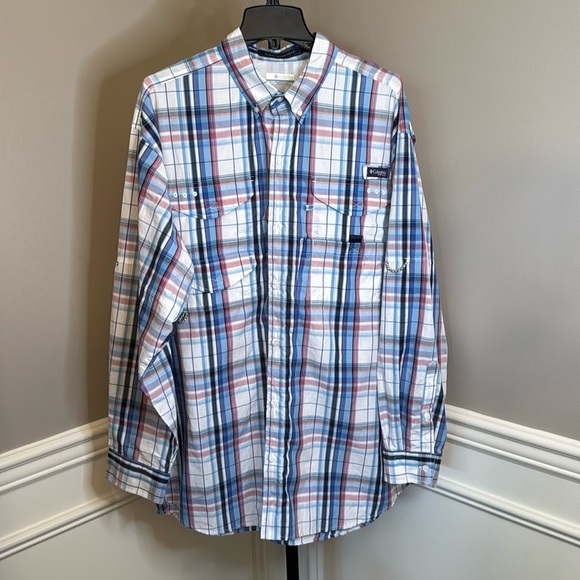 Columbia performance fishing gear utility shirt size large - Picture 1 of 7
